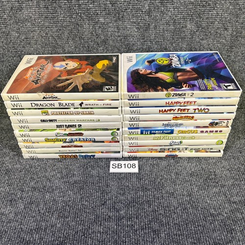 20 Nintendo Wii Videospiele Lot Vegas Party Monster Hunter 3 Train Your Dragon 2