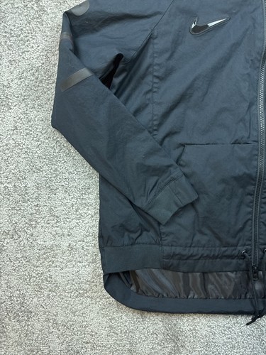 Nike Portland Trailblazers Jacket Adult Medium Blackout Sideline Jacket Full Zip - Picture 5 of 17