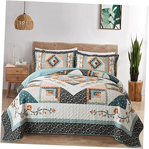 Quilt King Size Bedding Set - 3 Pieces King Quilt King (98