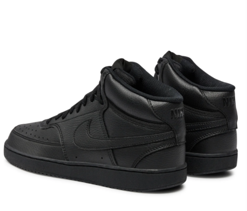 DN3577-003 Nike Court Vision Mid Next Nature Invierno Cálido Zapatos para Hombre Negro - Imagen 3 de 7