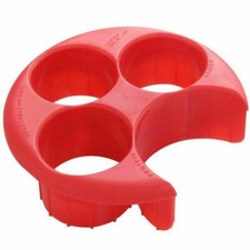 Meal Measure Portion Control Plate Red Diet Weight Loss Healthy Eating Tool