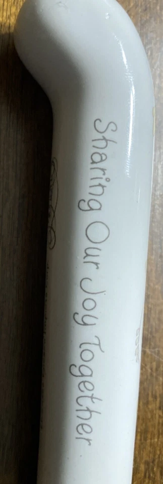 Cuchillo y servidor para pastel de boda Precious Moments "Compartiendo nuestra alegría juntos" Japón Foto 4 de 4