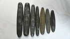 Thailand Laos Copper Bar Boat Money 7 Species Lot, pre modern / see description