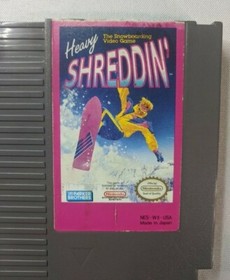 Heavy Shreddin' Nintendo NES Authentic OEM Game Cartridge Only - Tested 