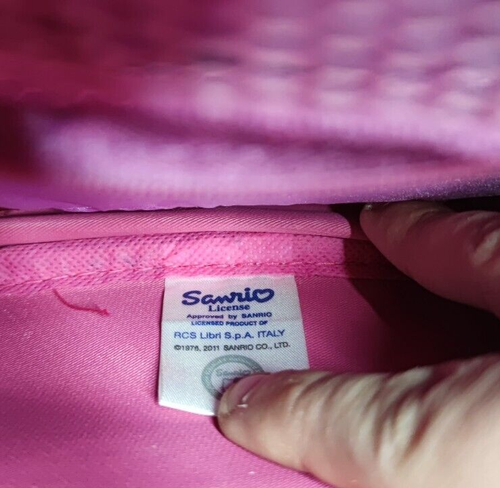 Borsellino borsello Hello Kitty originale sanrio rosa cerniera bambine ragazze - Foto 4 di 4
