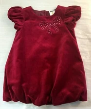 Cuddle Bear Twin 12 month velvet holiday dress lot NWOT Buy one or two