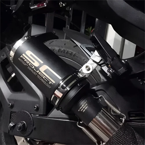 51mm Db Killer Motorcycle Exhaust Pipe GP Project Exhaust Pipe with Silencer - Foto 4 di 5