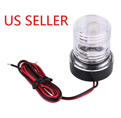 #ad #ad 12V Marine Boat Yacht LED Navigation Light Stern Anchor Lamp All Round White 2NM $14.71