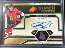  2018-19 SPx Superscripts #SSBR Bobby Ryan Auto Ottawa Senators