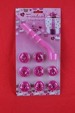 Cake Decorating set 9pc Tools Fondant Cake Embosser Stamp Icing Stencils Biscuit