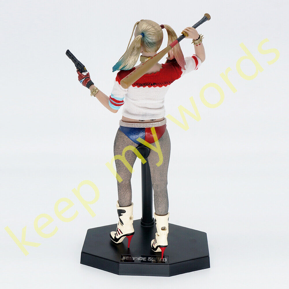 Harley Quinn Crazy Toys Arlequina Figures Roupas Reais 30cm