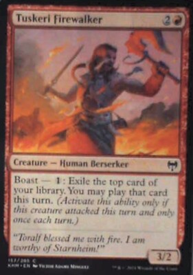 Tuskeri Firewalker - Kaldheim: #157, Magic: The Gathering Nm R84