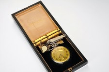 Howard pocket watch movement 1367245 case 1548826 Runs well in box