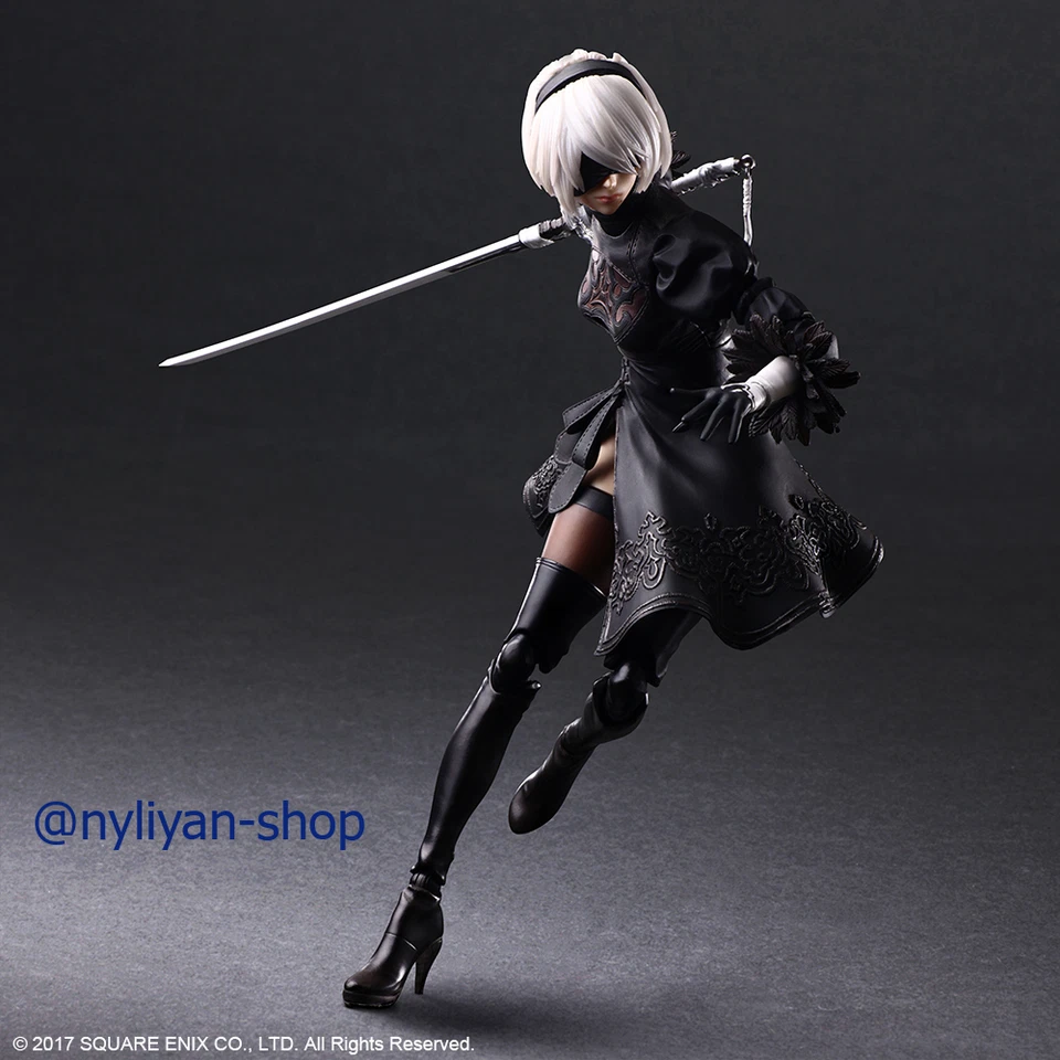 Play Arts Kai NieR Automata YoRHa 2B No.2 Type B DX Ver Action Figure Model - Image 4 of 4