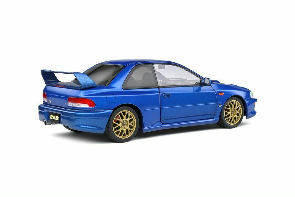 1/18 Subaru Impreza 22B 1998 Sonic Blue Diecast Model Car by