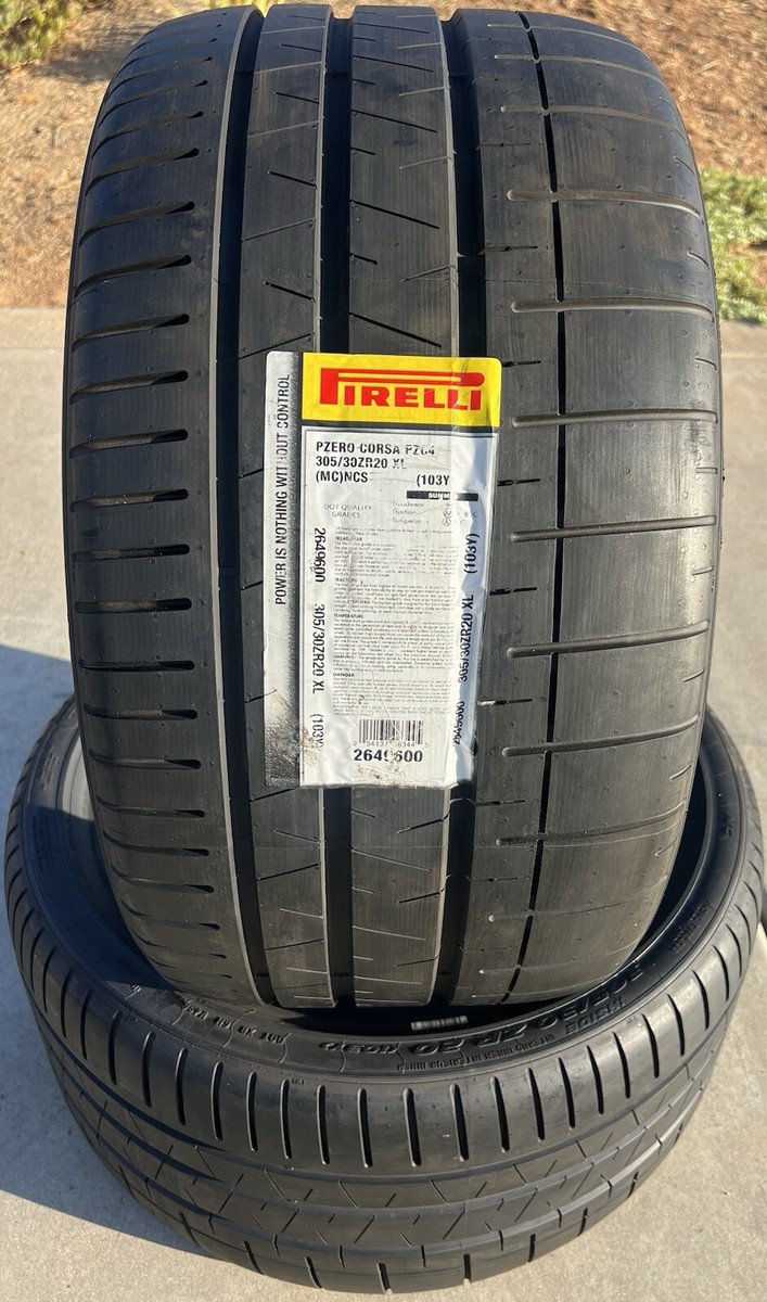 TWO BRAND NEW 305/30ZR20 Pirelli P Zero Corsa PZC4 Tires TWO BRAND NEW 305/30ZR20 Pirelli P Zero Corsa PZC4 Tires