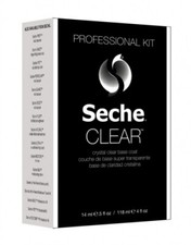Seche Vite Nail CLEAR BASE COAT - 4oz/118mL .5oz/14mL 2ct/Pack 83052