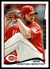 2014 Topps #140 Jonathan Broxton Cincinnati Reds