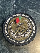 Counterinsurgency Training Center Afghanistan Velkro Patch 4” CTC-A War Rare Vtg