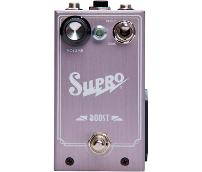 SUPRO Boost Gray Effects Pedal For Electric Or Bass Guitar