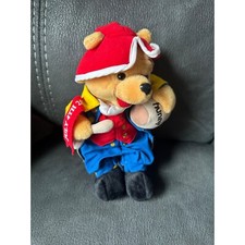 Disney 4th Of July Pooh Bean Bag Plush Toy Limited Edition 2000 patriotic y2k t