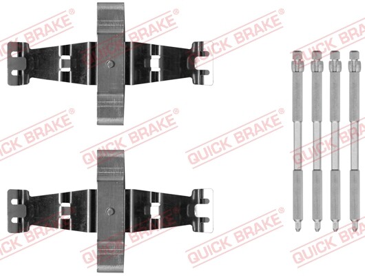 Quick Brake 109-0042 ZubehöRkit, Scheibenbremsbelag FüR Audi, Mercedes-Benz-image