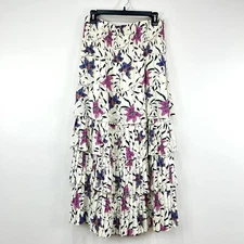 Isabel Marant Etoile Skirt Women 42 Floral AOP Orfeo Tiered Cottagecore Prairie