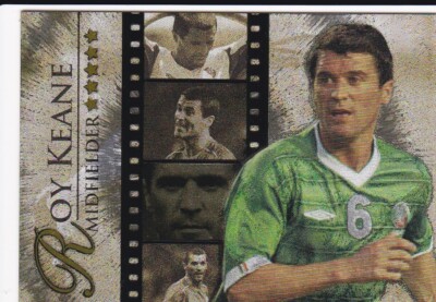 FUTERA WORLD FOOTBALL 2010 ROY KEANE IRELAND MAN UTD LEGENDS FOIL CARD NrMINT