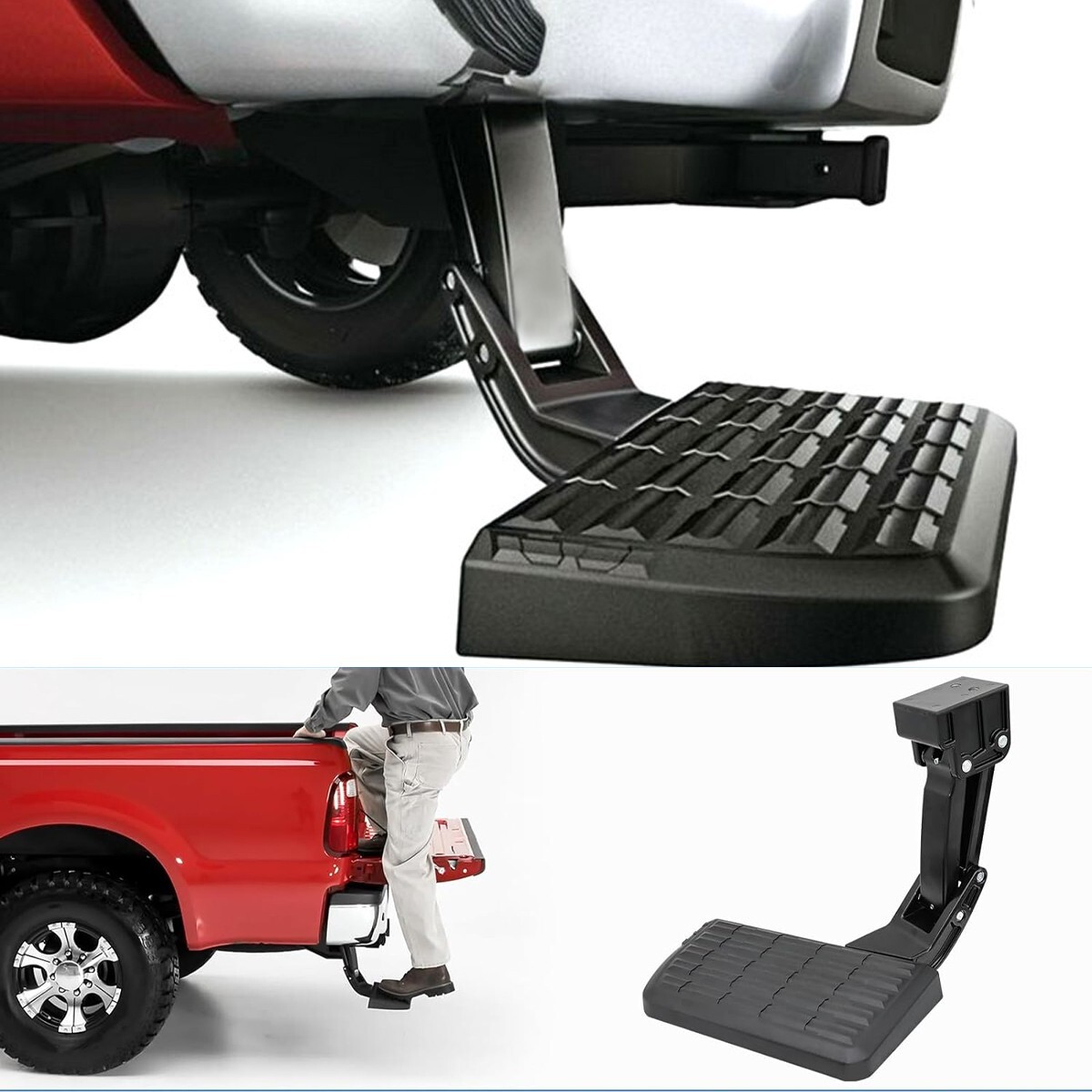 Bed Step fits for Ford Ranger 2023 2024 Rear Retractable Bumper