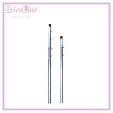 PALO TELESCOPICO PER ANTENNA TV MT.2X3 SPESSORE MM.1 ZINCATO A FUOCO