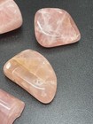 Rose Quartz or Pink Opal Palm 11 total ounces 1" to 3" in size — photo 6