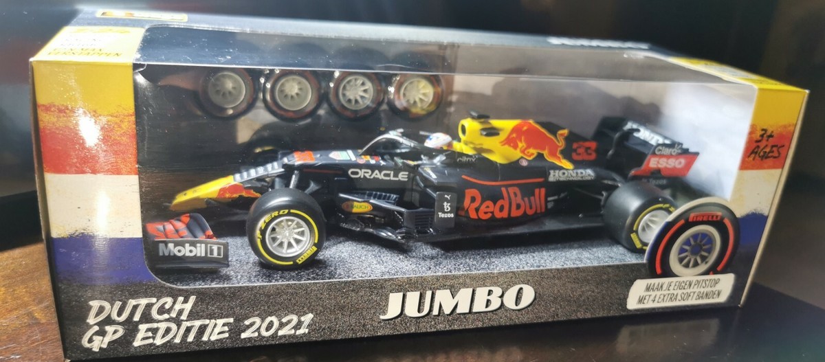 2021 MAX VERSTAPPEN 1:24 Dutch Jumbo F1 GP RedBull Honda car +