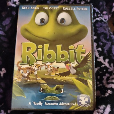  Ribbit (NEW DVD), Sean Astin Tim Curry Russell Peters Toadly Awesome Adventure