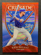 2018 Panini Chronicles Crusade Ruby Wave #8 Kris Bryant /199 Cubs