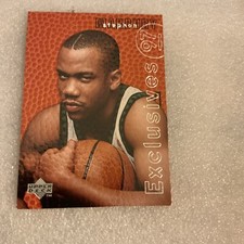 1996-97 Minnesota Timberwolves ROOKIE Stephon Marbury Upper Deck EXCLUSIVES RC