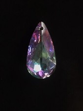 24mm Crystal Bermuda Blue Swarovski Crystal Teardrop Bead Pendant 6100 Qty:1