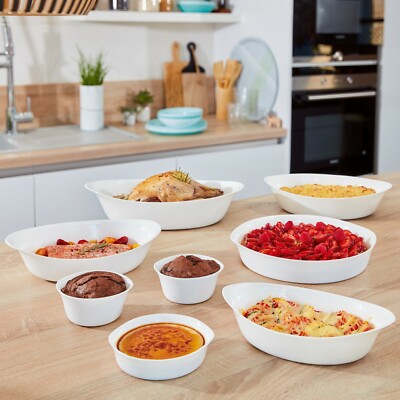 Luminarc Smart Cuisine Carine Opalglas Ofen Kochen Servieren Speisen Geschirr Backen