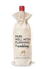 Wine Bag Wedding Gift for Mr and Mrs - Engagement Gift J14