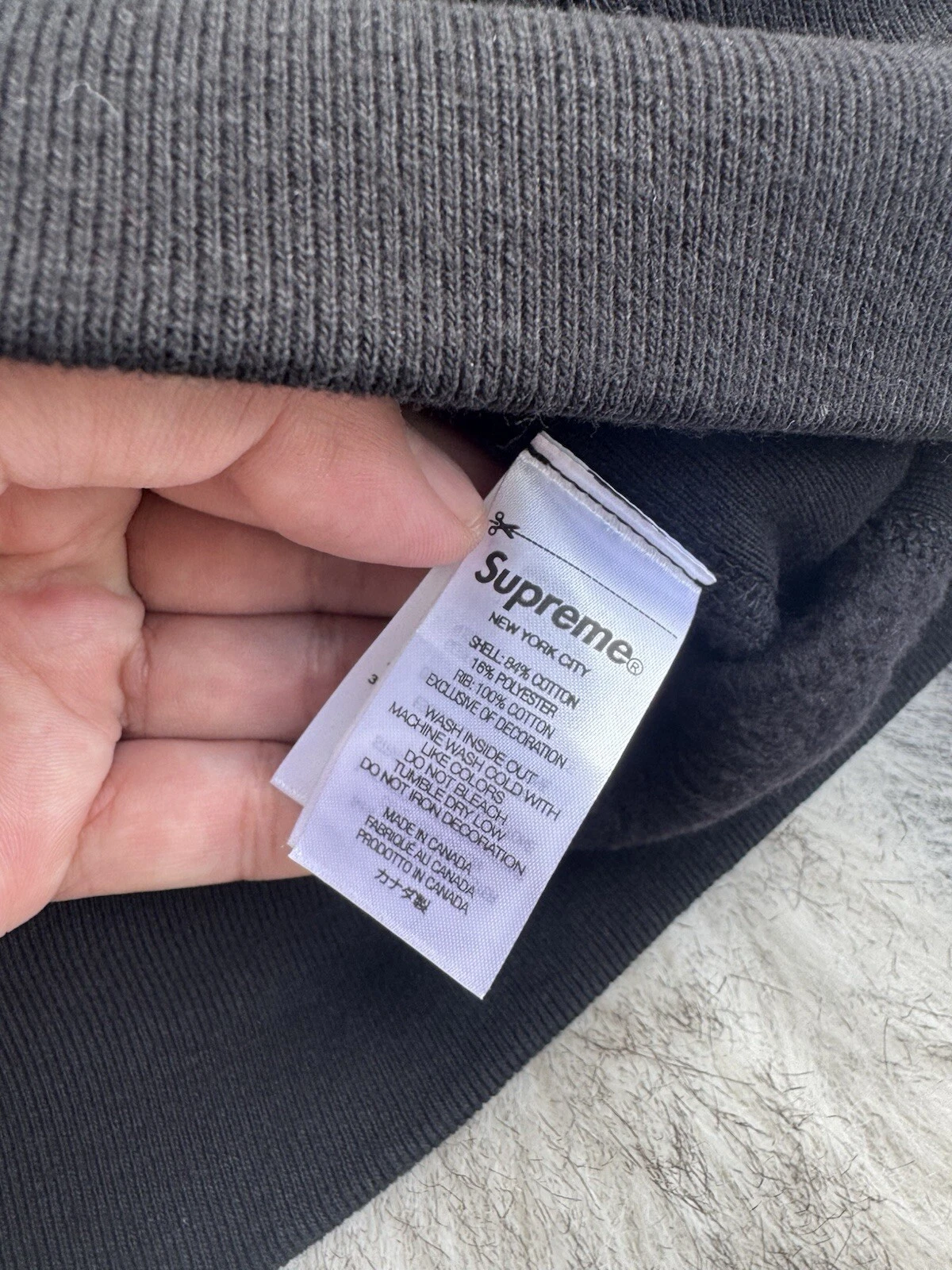 Felpa con cappuccio Supreme Box Logo 2024 NLack Taglia Large L Cappuccio Bogo