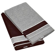 Men's Cotton Dhoti/Kerala Style Dhoti, 2.0 mtr  Brown  Grey, Pack of 2 