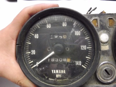 73 74 Yamaha TX750 TX 750 Speedo Speedometer Meter Cluster Tach 73 74 Yamaha TX750 TX 750 Speedo Speedometer Meter Cluster Tach