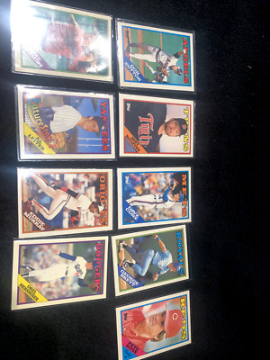 88 Topps Tiffany Schmidt, Leiter, Sutton, Murray, Cone, Brett, Hershiser, Rose +