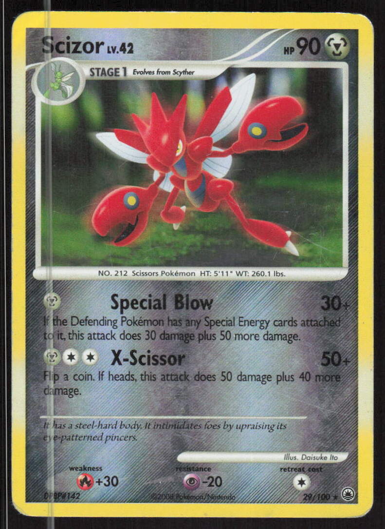 Pokemon TCG Majestic Dawn #29/100 Scizor HP