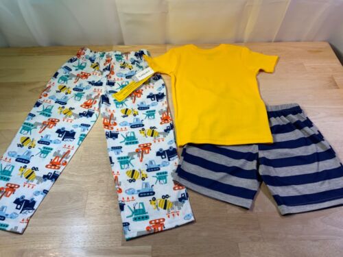 New Boy's Carter's 3 Piece PJ Set Construction Theme--Bright Colors!!* - Picture 3 of 3