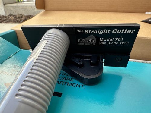 Logan Compact Mat Cutter Model 301 W 3 Cutters 2000 701 302 Bevel Straight EUC - Picture 9 of 19