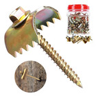 300Pcs Fence Staples, Fence Nails for Wire Fence and Softwoods, Reusable Fenc.