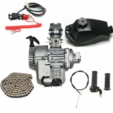 47cc 50cc 49CC 2 Stroke Pull Start Engine Motor For Pocket Mini Dirt Bike ATV