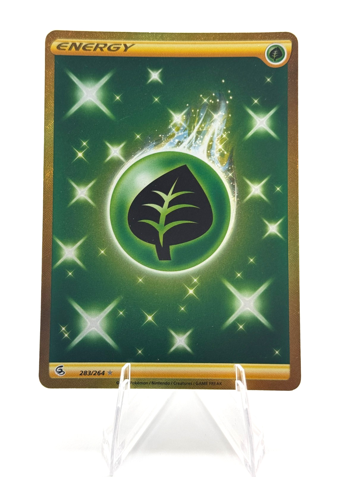 Pokemon Grass Energy Secret Rare Fusion Strike 283/264