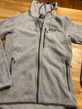 Patagonia Performance Better Sweater Hoodie Small Gray Full Zip Outerwear