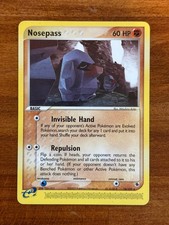 Nosepass 18/109 Rare Ruby & Sapphire Pokemon Near Mint